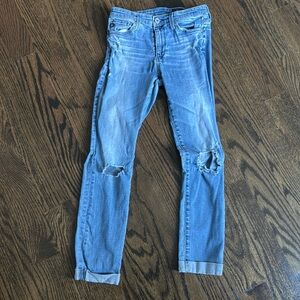 AG prima rollup jeans size 25